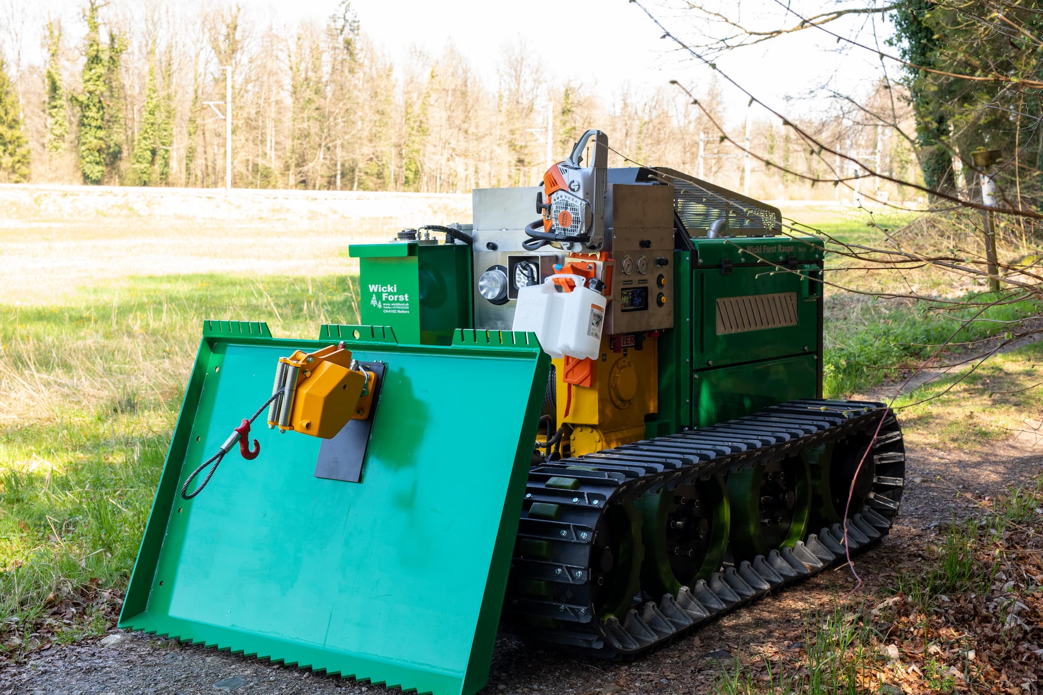 Neue Generation der Wicki Forst Raupe