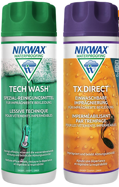 Nikwax - Waschmittel Tech Wash & TX.Direct - Wicki Forst AG