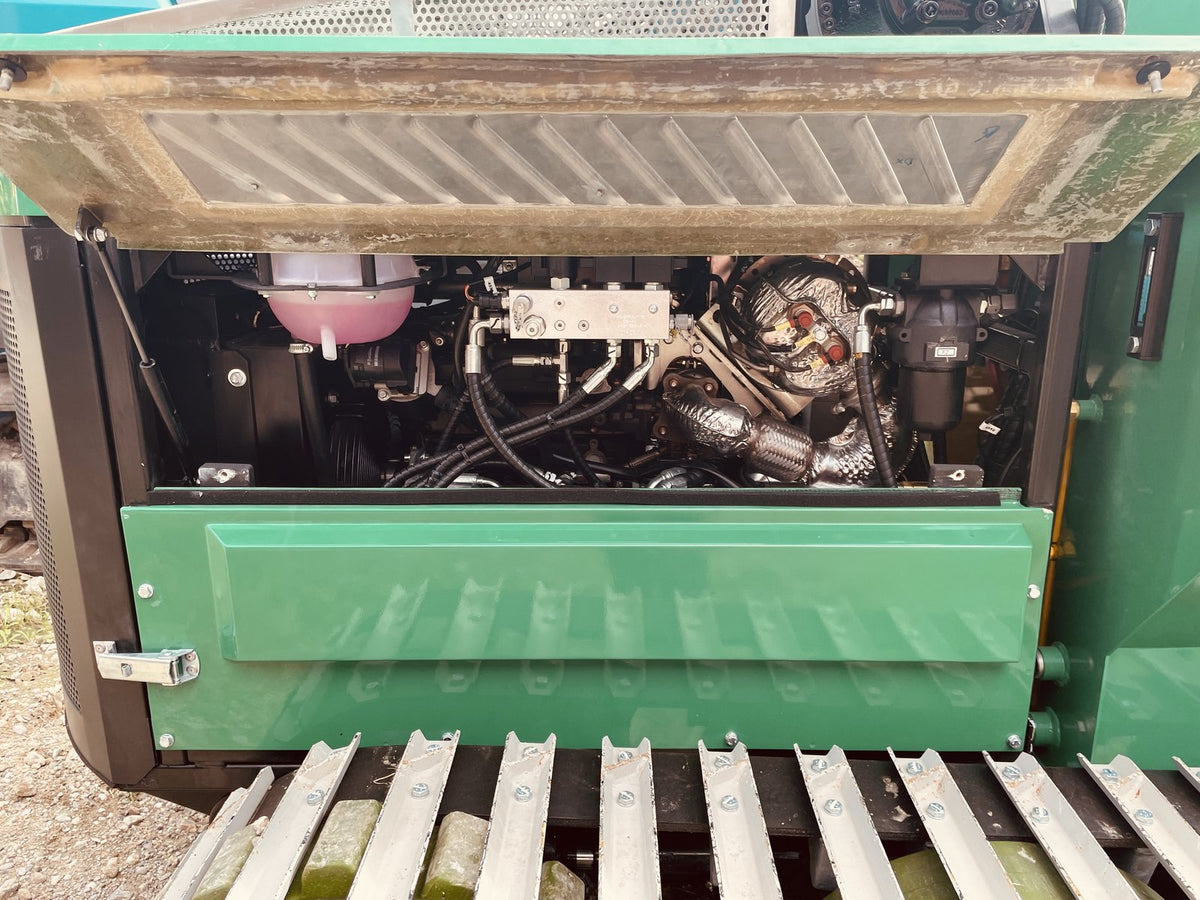 Wicki Forst Raupe – Motorraum mit Hatz-Dieselmotor