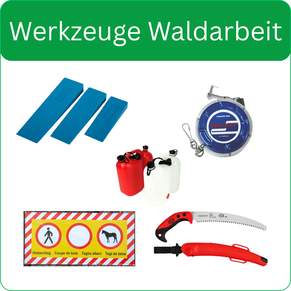 Werkzeuge Waldarbeit