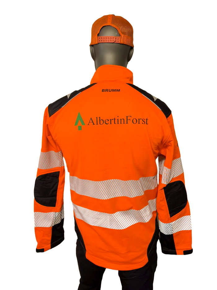 Veredelte Arbeitskleidung mit Firmenlogo – Referenz Wicki Forst AG