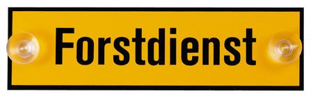 Forstdienst Alu Tafel - Wicki Forst AG