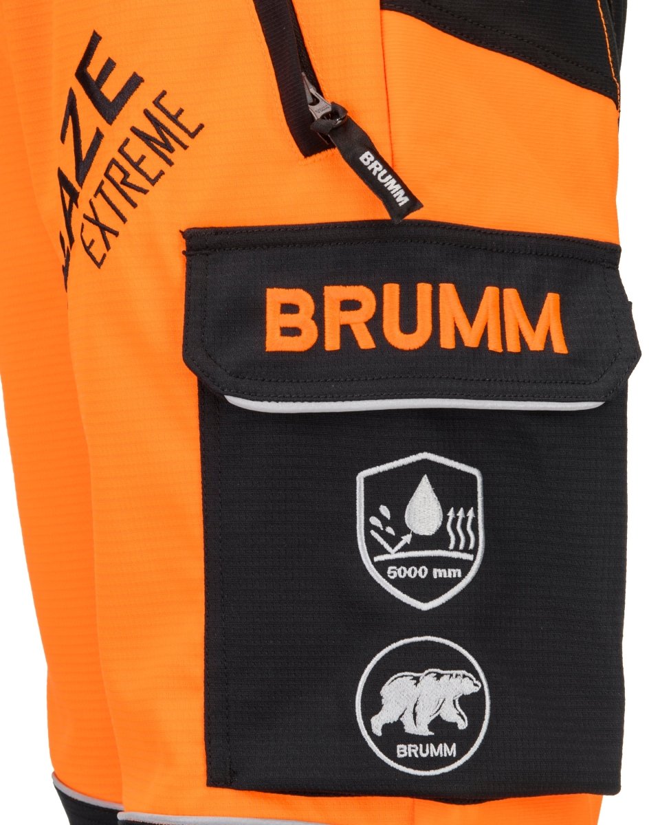 LIEFERBAR AB ENDE DEZEMBER 2026 BRUMM Arbeitshose Blaze Extreme PT2500 High-Vis | Robust & Wetterbeständig - Wicki Forst AG