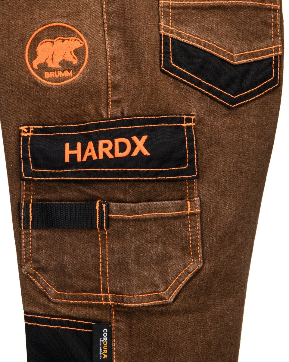 LIEFERBAR AB ENDE DEZEMBER 2026 BRUMM Hardx Youngster H6150 – Robuste Kinder-Arbeitshose aus Denim - Wicki Forst AG