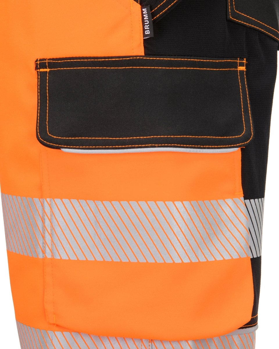 LIEFERBAR AB ENDE DEZEMBER 2026 BRUMM Raptor HV Shorts C5110 – Warnschutz-Shorts in Hi-Vis Orange - Wicki Forst AG