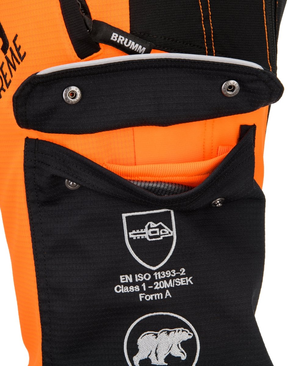 LIEFERBAR AB ENDE DEZEMBER 2026 BRUMM Schnittschutzhose Grizzly Extreme HV - Wicki Forst AG