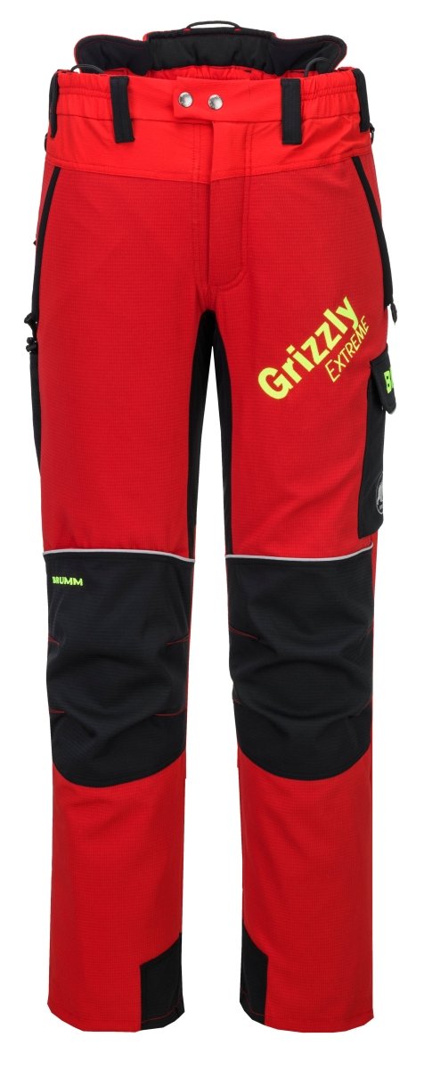 LIEFERBAR AB ENDE DEZEMBER 2026 BRUMM Schnittschutzhose Grizzly Extreme Red - Wicki Forst AG