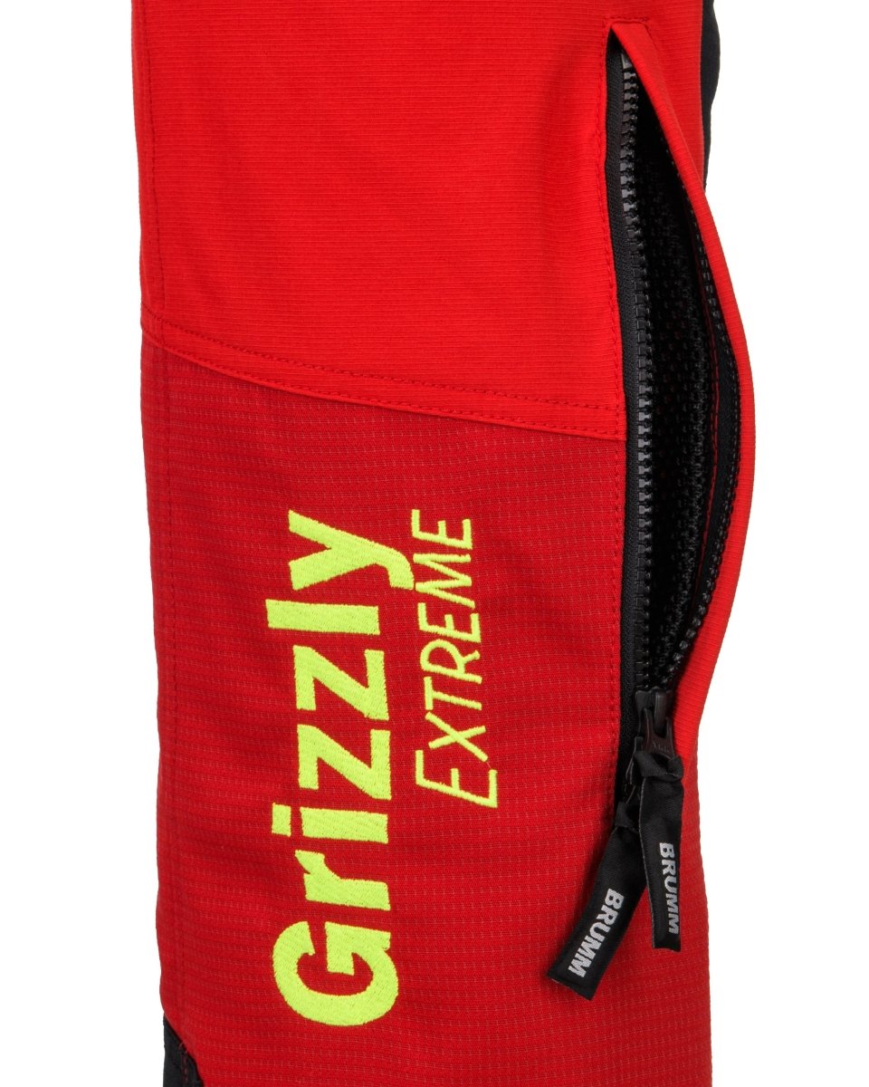 LIEFERBAR AB ENDE DEZEMBER 2026 BRUMM Schnittschutzhose Grizzly Extreme Red - Wicki Forst AG