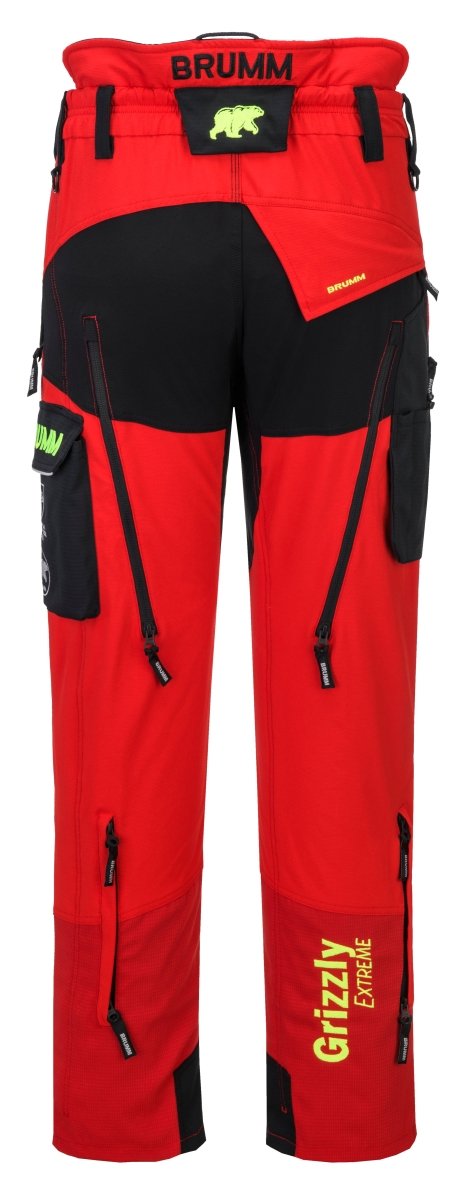 LIEFERBAR AB ENDE DEZEMBER 2026 BRUMM Schnittschutzhose Grizzly Extreme Red - Wicki Forst AG