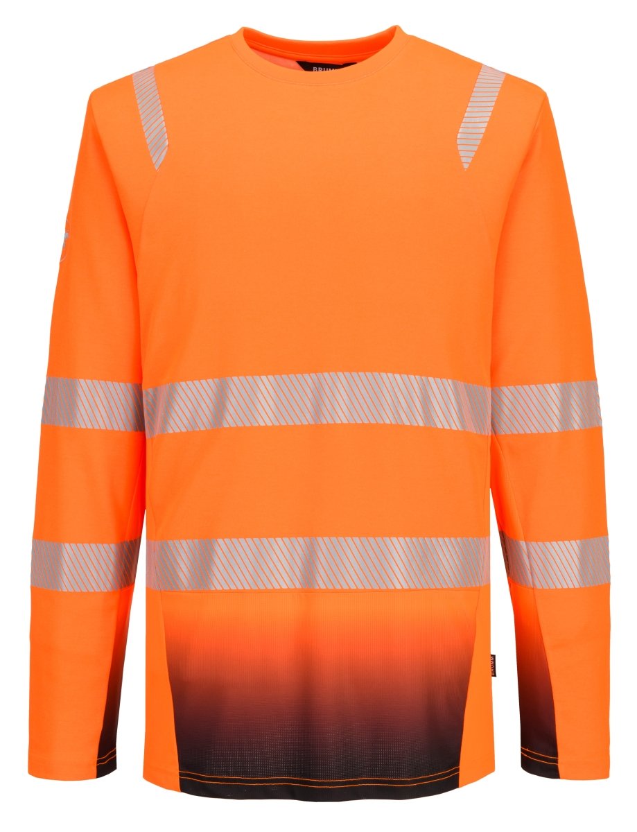 LIEFERBAR AB ENDE DEZEMBER 2026 BRUMM Warnschutz-Shirt HV-PRO Long – HV940 - Wicki Forst AG