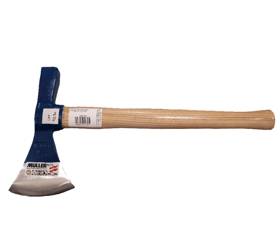 Müller - Förster Spezialbeil mit Schlagkopf mit Stiel 38 cm - Wicki Forst AG