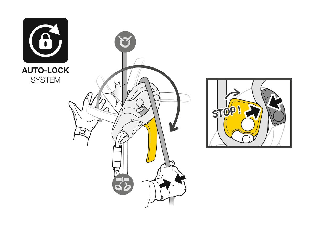 Petzl - Abseilgerät I’D L - Wicki Forst AG
