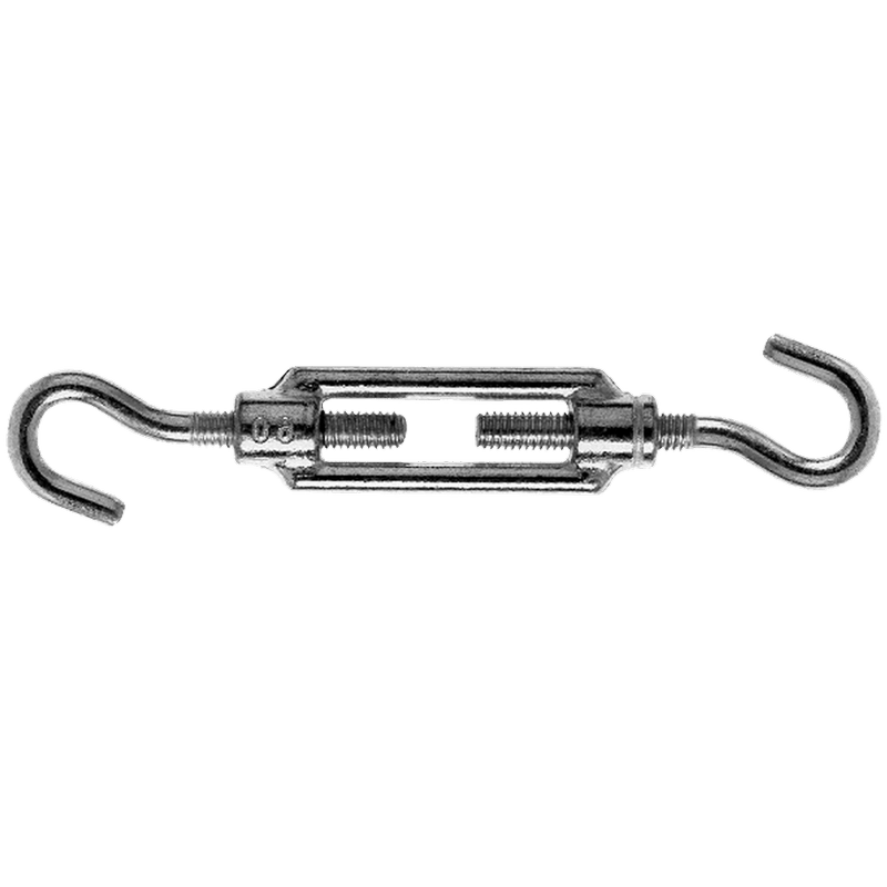 Spannschloss - Drahtspanner mit 2 Haken M 6 x 60 - Wicki Forst AG
