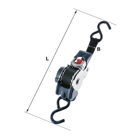 Spannset Zurrgurt mit S - Haken automatisch - Wicki Forst AG