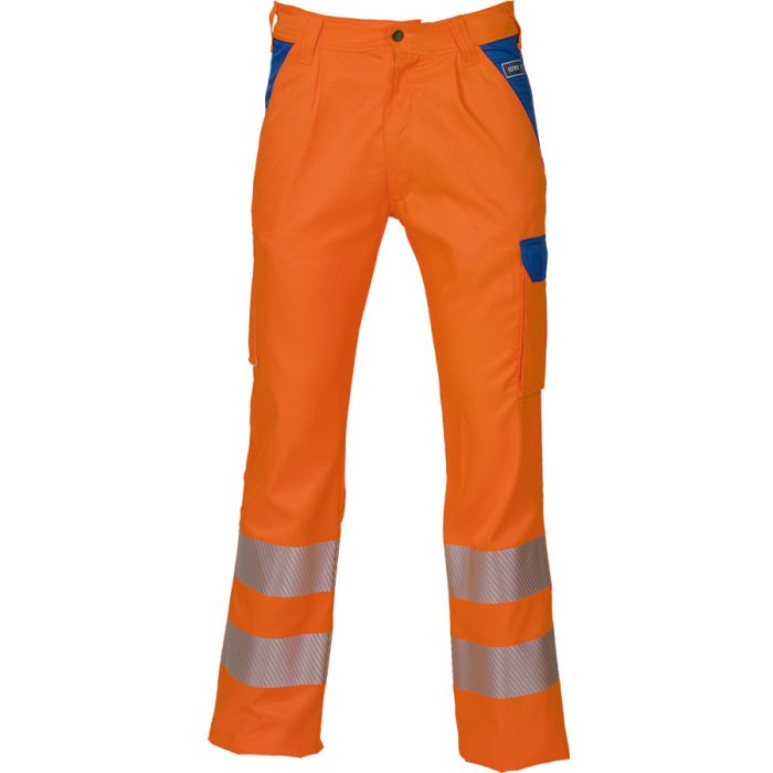 Thomi- Warnschutzhose ESTATE REFLEX, leuchtorange/blau - Wicki Forst AG