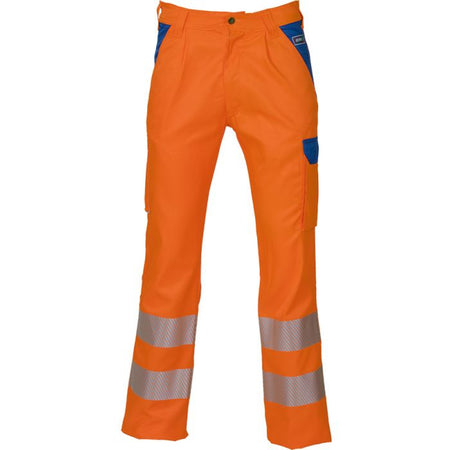 Thomi- Warnschutzhose ESTATE REFLEX, leuchtorange/blau - Wicki Forst AG