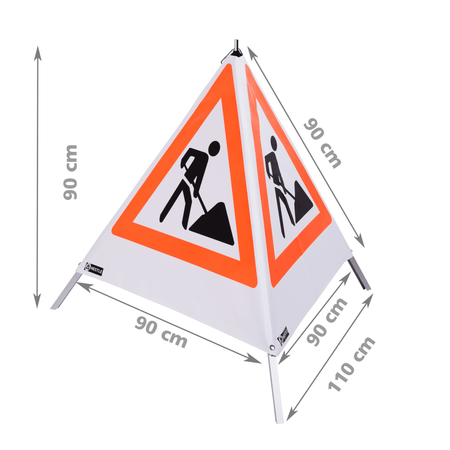Warnpyramide 90 cm Holzschlag - Wicki Forst AG