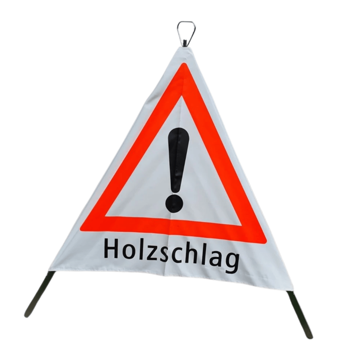 Warnpyramide Triopan Faltsignal Holzschlag Ausrufezeichen - Wicki Forst AG