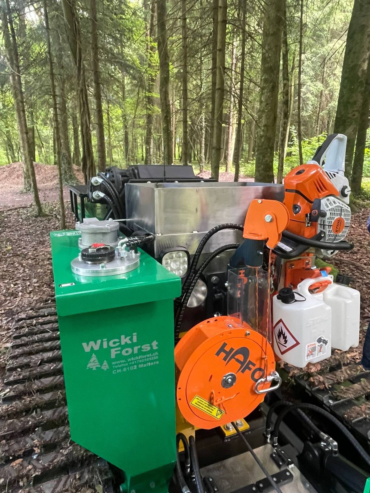 HAFO Vorwinde im Waldeinsatz